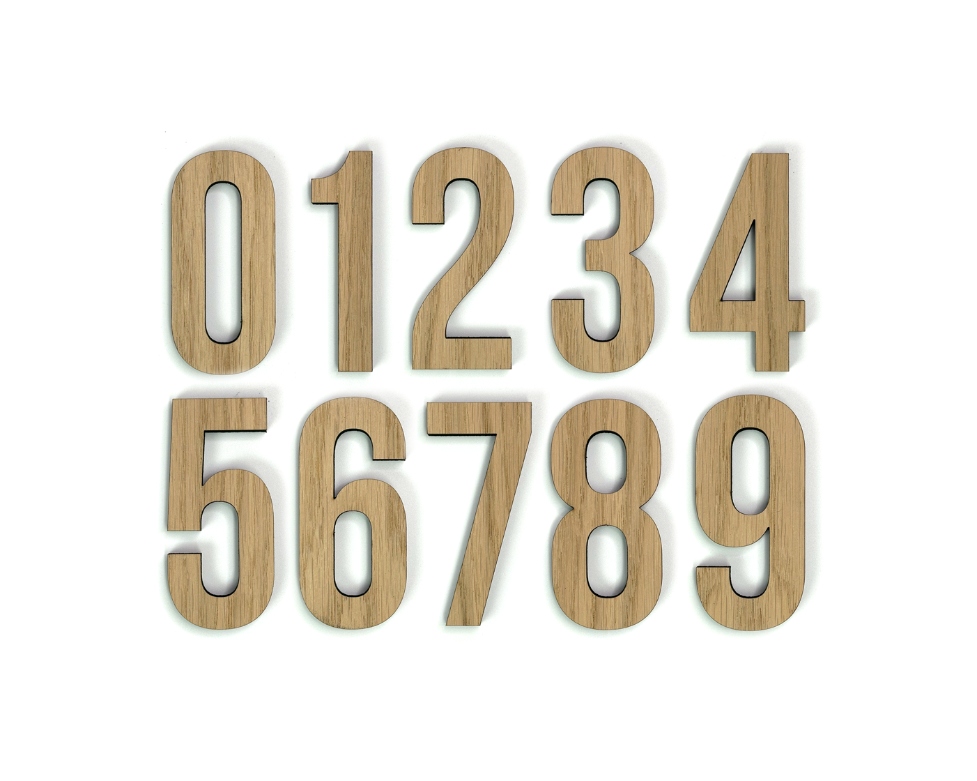 Hands on Art - MDF Cijfer 0-9, creatief, knutselen, deco, 1 stuk, 9mm mdf