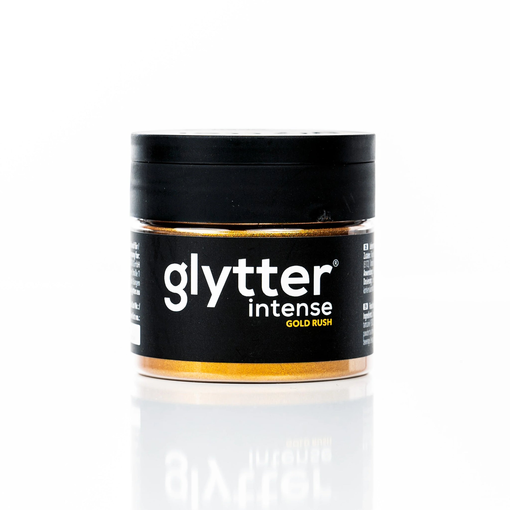 Glytter® Intense - Gold Rush - Drinkbare glitter - Extra kleurintensief glytterpoeder - Goud - 10g