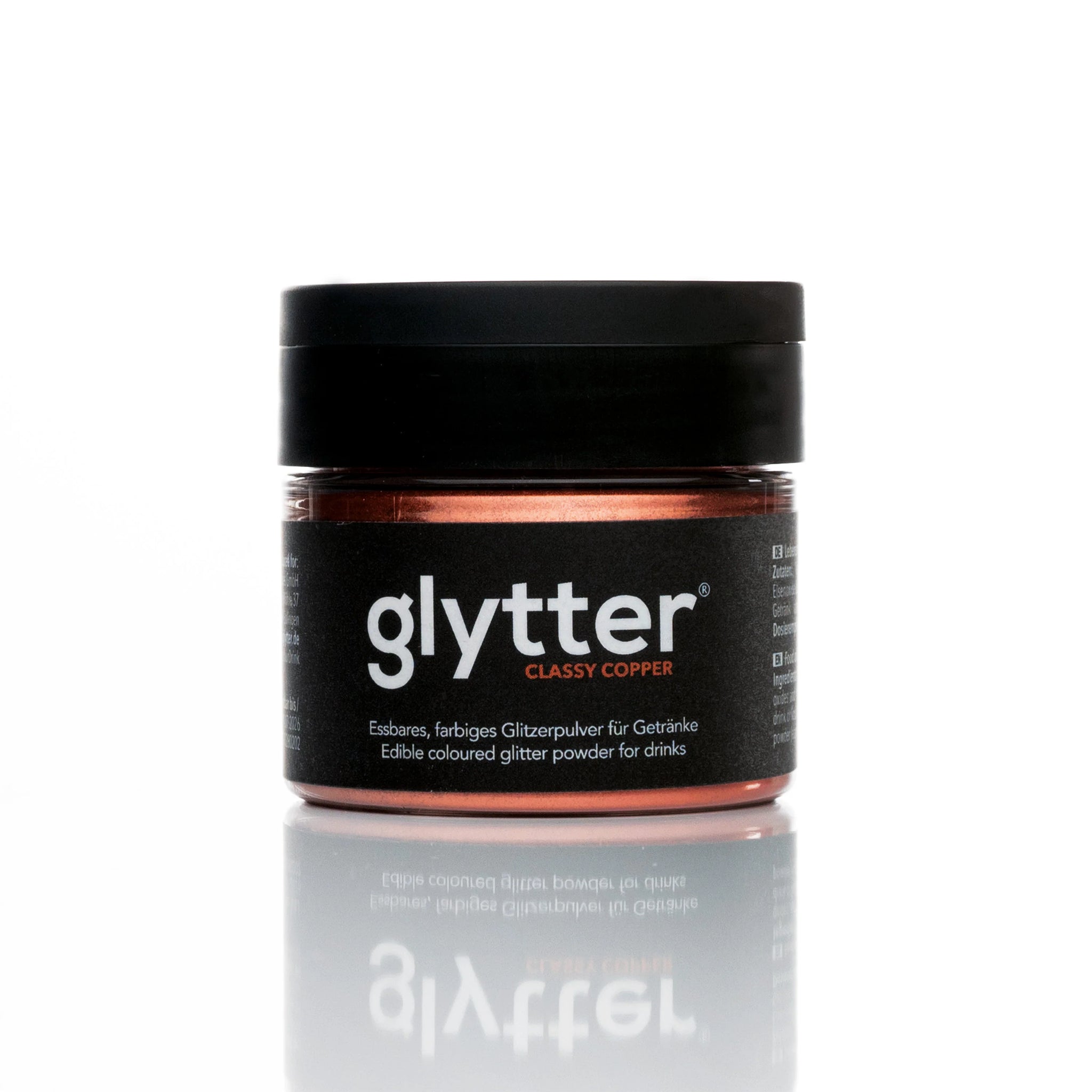 Glytter® - Classy Copper - Drinkbare glitterpoeder - Koper - 10g