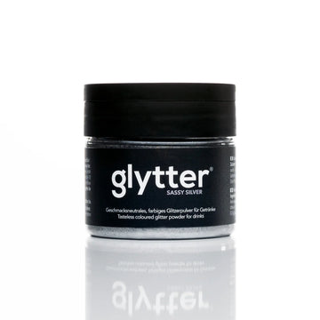 Glytter® - Sassy Silver - Drinkbare glitterpoeder - Zilver - 10g