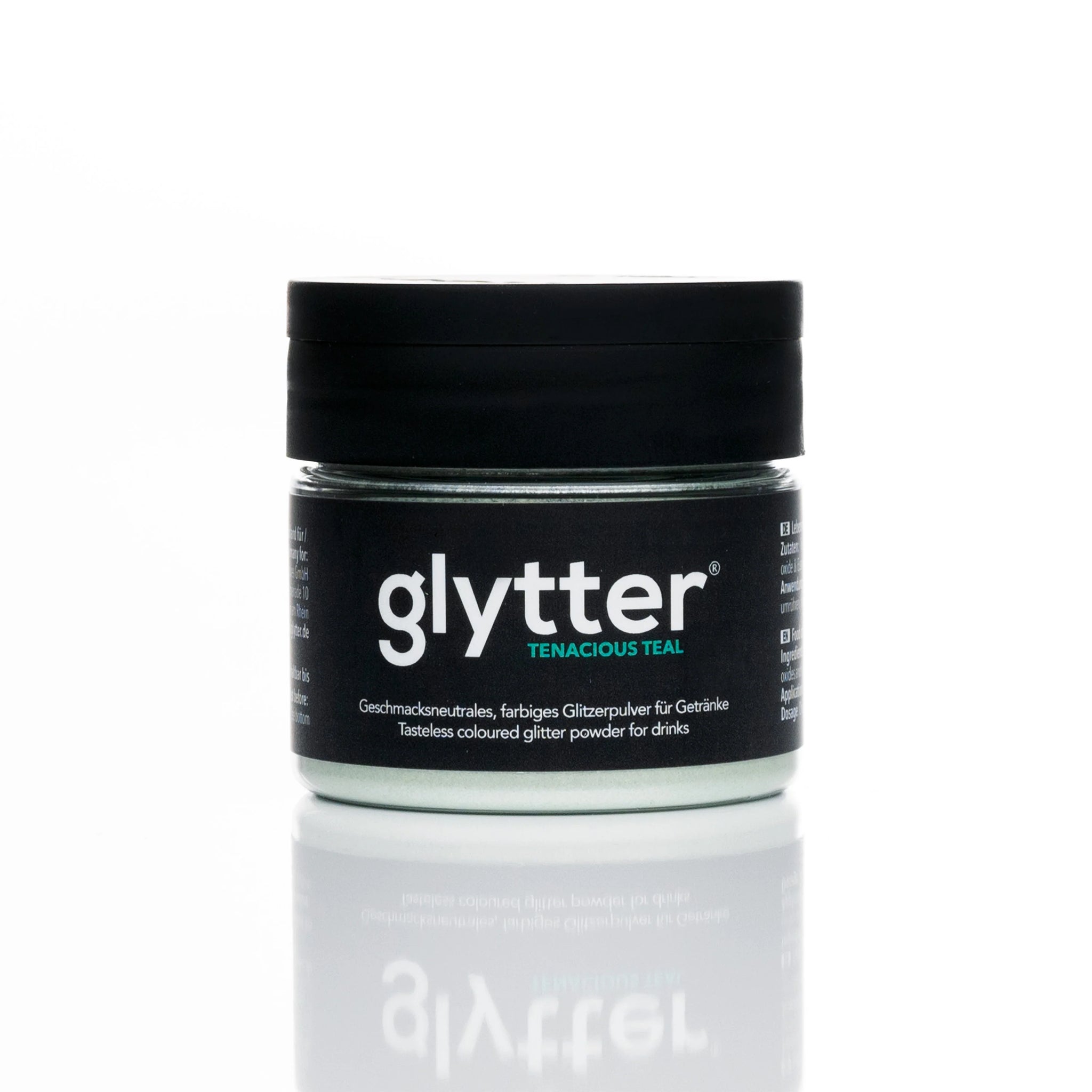 Glytter® - Tenacious Teal - Drinkbare glitterpoeder - Groen blauw - 10g