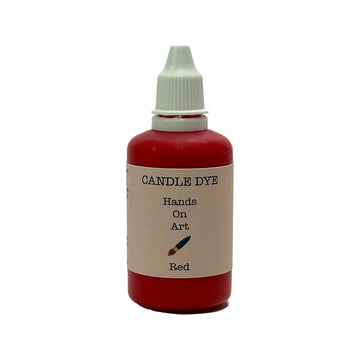 Hands On Art – Rode kaarsen kleurstof voor creatieve kaarsen - Candle dye - 50ml