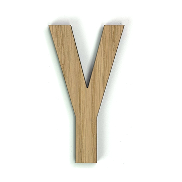 Hands on Art - MDF Letter Y, creatief, knutselen, deco, 1 stuk, 9mm mdf